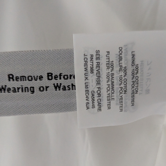 NEW J. CREW Puckered Gingham Blazer Jacket WOMEN'S 8 Navy White Cotton Preppy - Picture 11 of 16